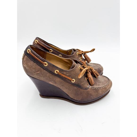 Sperry Topsider Wedge Size 9 - Picture 2 of 8